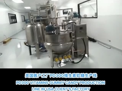 Fruit Jelly Soft 3d Gummy Productielijn VC Candy Productie Machine 600kg/H